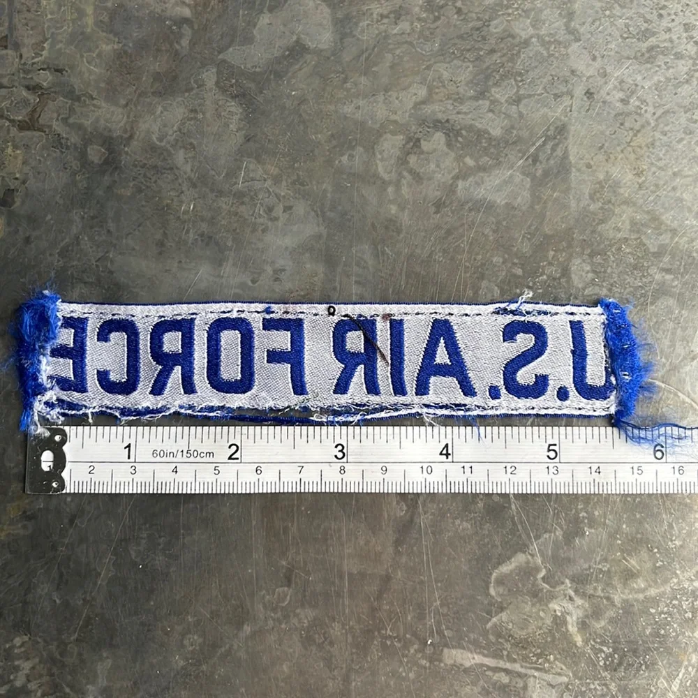 U.S. AIR FORCE blue tape patch - Picture 3 of 11